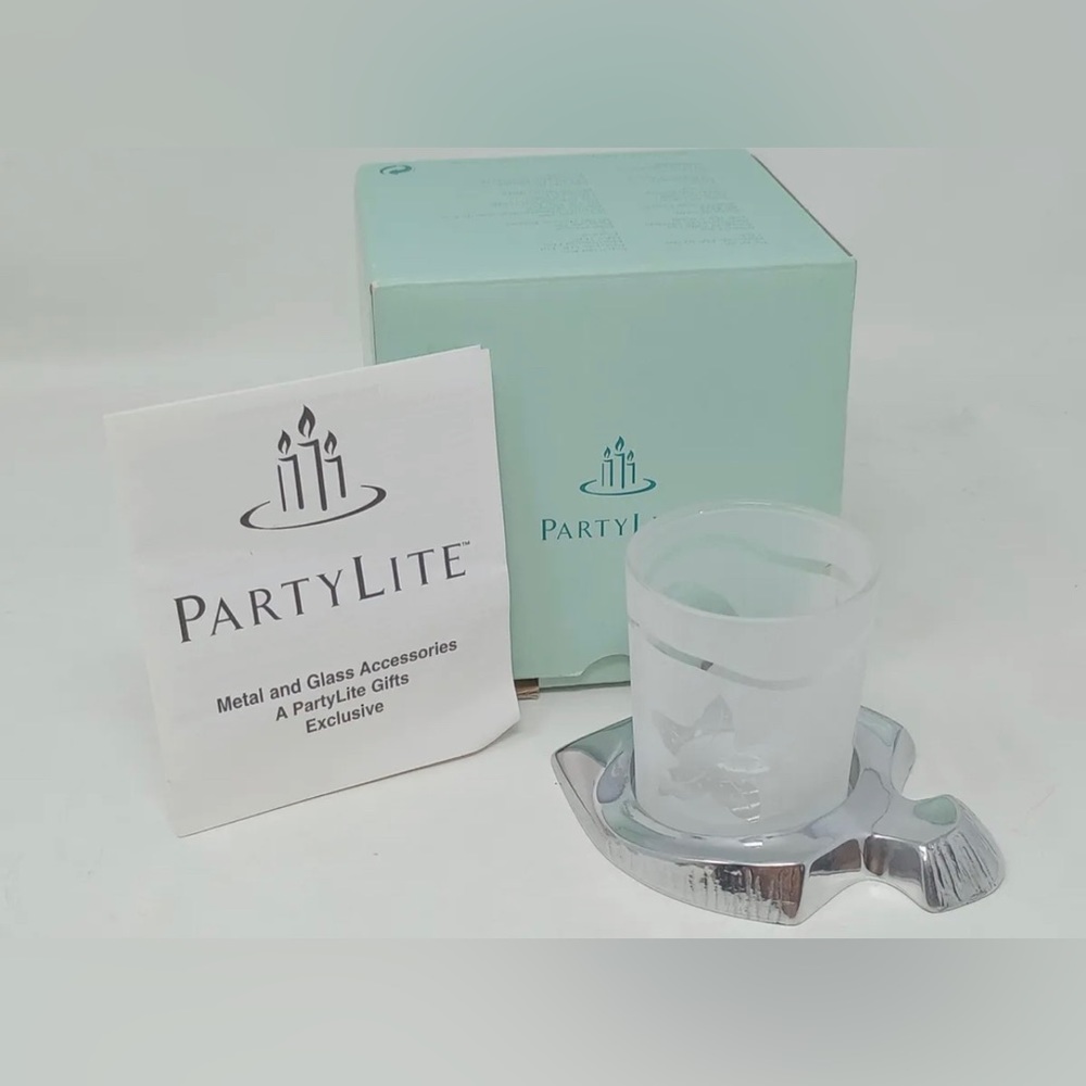 New in box. Partylite Sunfish Votive Holder. P8000.